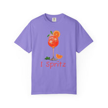 Load image into Gallery viewer, I Spritz T-shirt Whimsy FIt Aperol Spritz Picture on T-Shirt