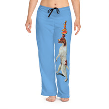 Load image into Gallery viewer, Whimsical Dog on Womens Blue Pajamas Whimsy FIt