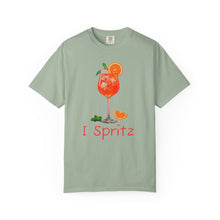 Load image into Gallery viewer, I Spritz T-shirt Whimsy FIt Aperol Spritz Picture on T-Shirt