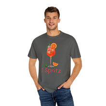 Load image into Gallery viewer, I Spritz T-shirt Whimsy FIt Aperol Spritz Picture on T-Shirt