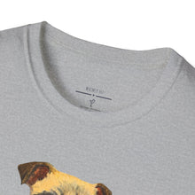 Load image into Gallery viewer, Pug Dog T-Shirt Whimsy Fit Soft T-shirt with Cute pug painting print