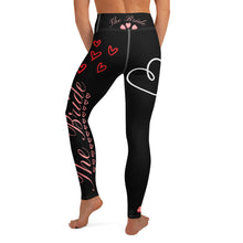Load image into Gallery viewer, Women's Bride Leggings Black Whimsy Fit Matching Bridal Party Leggings Bride Tribe