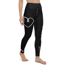 Load image into Gallery viewer, Black Bride and Bridesmaid legging Whimsy Fit Bride and Bridesmaids Matching Leggings