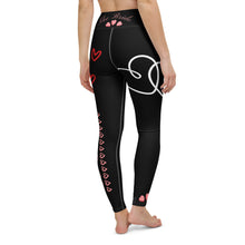 Load image into Gallery viewer, Women's Bride Leggings Black Whimsy Fit Matching Bridal Party Leggings Bride Tribe