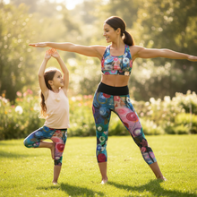 Load image into Gallery viewer, Mother and daughter doing yoga