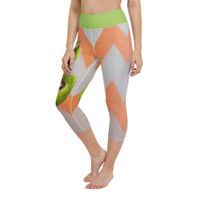 Load image into Gallery viewer, Capri Yoga Leggings with Corgi HIgh Waist Leggings Whimsy Fit