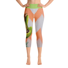 Load image into Gallery viewer, Capri Yoga Leggings with Corgi HIgh Waist Whimsy Fit Toes