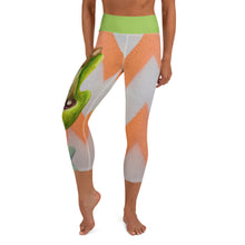 Load image into Gallery viewer, Capri Yoga Leggings with Corgi HIgh Waist Womens Leggings Whimsy Fit