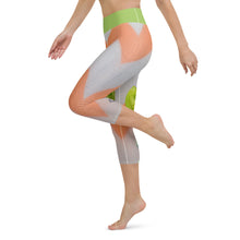 Load image into Gallery viewer, Corgi capri leggings front stretch