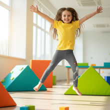 Load image into Gallery viewer, Grey Dexter Young Girls Leggings Grey dexter-leggings-Whimsy Fit Dog Walking Leggings Mother and Daughter Matching Dexter Leggings Girl in Grey Leggings Girl Spinning Whimsy Fit Dexter Grey Little Leggings