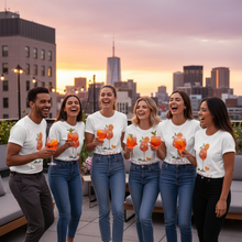 Load image into Gallery viewer, I Spritz T-shirt Whimsy FIt Aperol Spritz Picture on T-Shirt