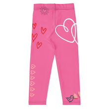 Load image into Gallery viewer, Pink Bridesmaid Baby Leggings Back