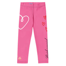 Load image into Gallery viewer, Pink Bridesmaid Baby Leggings Front Flat Front Toddler 2T-7