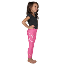 Load image into Gallery viewer, Bridesmaid Baby Leggings Young girl side view Pink