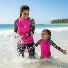 Load image into Gallery viewer, Mother daughter matching rash guards