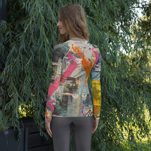 Load image into Gallery viewer, Women's Rash Guard Just Go Whimsy Fit UPF 50+ Long Sleeve Swim Shirt