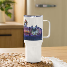 Load image into Gallery viewer, Salon Dogs Travel Mug with Handle - Whimsy Fit Workout Wear