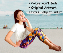 Load image into Gallery viewer, Girls Leggings "Breeze Bright"