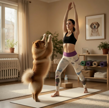 Load image into Gallery viewer, Leggings - Can I Come In Chow Chow Print High Waist | Whimsy Fit