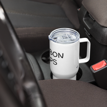 Load image into Gallery viewer, "Tequila Helps" Travel Mug with Handle - Whimsy Fit Workout Wear