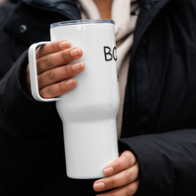 Load image into Gallery viewer, "Tequila Helps" Travel Mug with Handle - Whimsy Fit Workout Wear