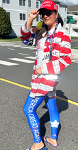 Load image into Gallery viewer, Trump MAGA Leggings Conservative_Proud America Trump MAGA Leggings Make America Great Again Patriotic Girl