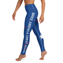 Load image into Gallery viewer, Trump MAGA Leggings Conservative_Proud America Trump MAGA Leggings Make America Great Again Woman Left Walking