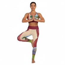 Load image into Gallery viewer, Waiting for Mom leggings studio yoga pose | Whimsy Fit