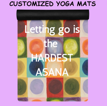 Load image into Gallery viewer, Circles Print Yoga Mat Customize - Whimsy Fit Workout Wear
