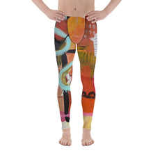 Load image into Gallery viewer, Men's Abstract Leggings “Circles in the Sand” Meggings Whimsy Fit Match Family