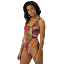 Load image into Gallery viewer, Womens Swimsuit Abstract Print bathing Suit Women Whimsy Fit