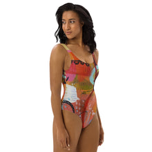 Load image into Gallery viewer, Womens Swimsuit Abstract Print bathing Suit Women Whimsy Fit