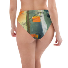 Load image into Gallery viewer, whimsy Fit High-waisted Bikini Bottom Womens Matching Women Rash Guards Colorful Swimsuit Beach Vacations SPF Women Swimwear Womens Bright Bathing Suit