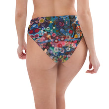 Load image into Gallery viewer, Whimsy Fit High-waisted bikini bottom "Breeze" with matching Rash Guard