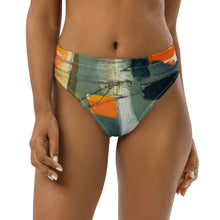 Load image into Gallery viewer, whimsy Fit High-waisted Bikini Bottom Womens Matching Women Rash Guards Colorful Swimsuit Beach Vacations SPF Women Swimwear Womens Bright Bathing Suit