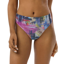 Load image into Gallery viewer, whimsy Fit High-waisted Bikini Bottom Womens Matching Women Rash Guards Colorful Swimsuit Beach Vacations SPF Women Swimwear Womens Bright Bathing Suit