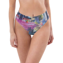 Load image into Gallery viewer, whimsy Fit High-waisted Bikini Bottom Womens Matching Women Rash Guards Colorful Swimsuit Beach Vacations SPF Women Swimwear Womens Bright Bathing Suit