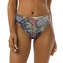 Load image into Gallery viewer, High-waisted bikini bottom "Crazy Town" - Whimsy Fit Workout Wear