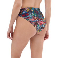 Load image into Gallery viewer, Whimsy Fit High-waisted bikini bottom "Breeze" with matching Rash Guard