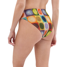 Load image into Gallery viewer, whimsy Fit High-waisted Bikini Bottom Womens Matching Women Rash Guards Colorful Swimsuit Beach Vacations SPF Women Swimwear Womens Bright Bathing Suit