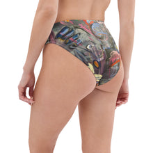 Load image into Gallery viewer, High-waisted bikini bottom "Crazy Town" - Whimsy Fit Workout Wear