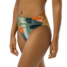 Load image into Gallery viewer, whimsy Fit High-waisted Bikini Bottom Womens Matching Women Rash Guards Colorful Swimsuit Beach Vacations SPF Women Swimwear Womens Bright Bathing Suit