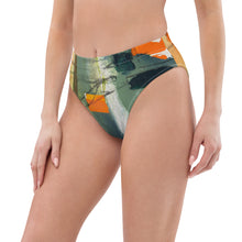 Load image into Gallery viewer, whimsy Fit High-waisted Bikini Bottom Womens Matching Women Rash Guards Colorful Swimsuit Beach Vacations SPF Women Swimwear Womens Bright Bathing Suit