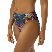 Load image into Gallery viewer, Whimsy Fit High-waisted bikini bottom "Breeze" with matching Rash Guard