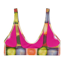 Load image into Gallery viewer, Padded Bikini Top Abstract Print Whimsy Fit