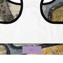Load image into Gallery viewer, Wake Forest Black, White & Gold Sports Bra - Whimsy Fit
