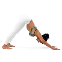 Load image into Gallery viewer, Wake Forest Black, White & Gold Sports Bra - Whimsy Fit