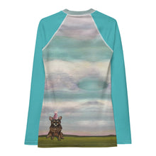 Load image into Gallery viewer, Rash Guard "Party is Over" - Whimsy Fit Workout Wear