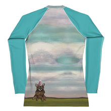 Load image into Gallery viewer, Rash Guard "Party is Over" - Whimsy Fit Workout Wear