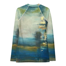 Load image into Gallery viewer, Women's Rash Guard Texas Tea Whimsy Fit UPF 50+ Long Sleeve Swim Shirt